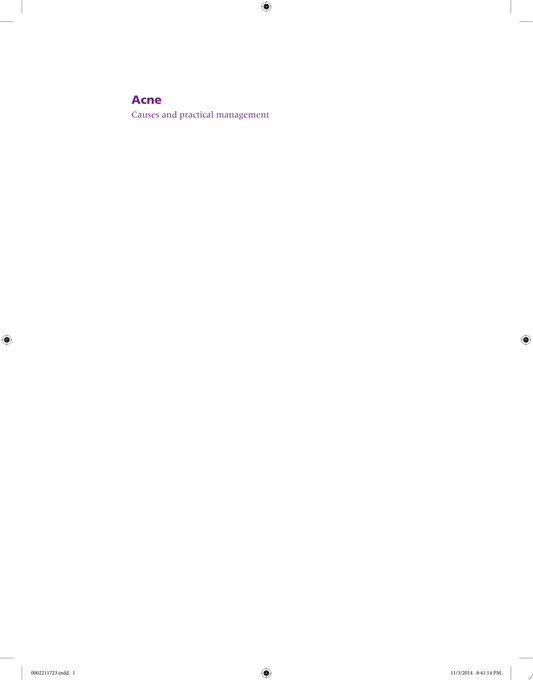 Acne: Causes and Practical Management