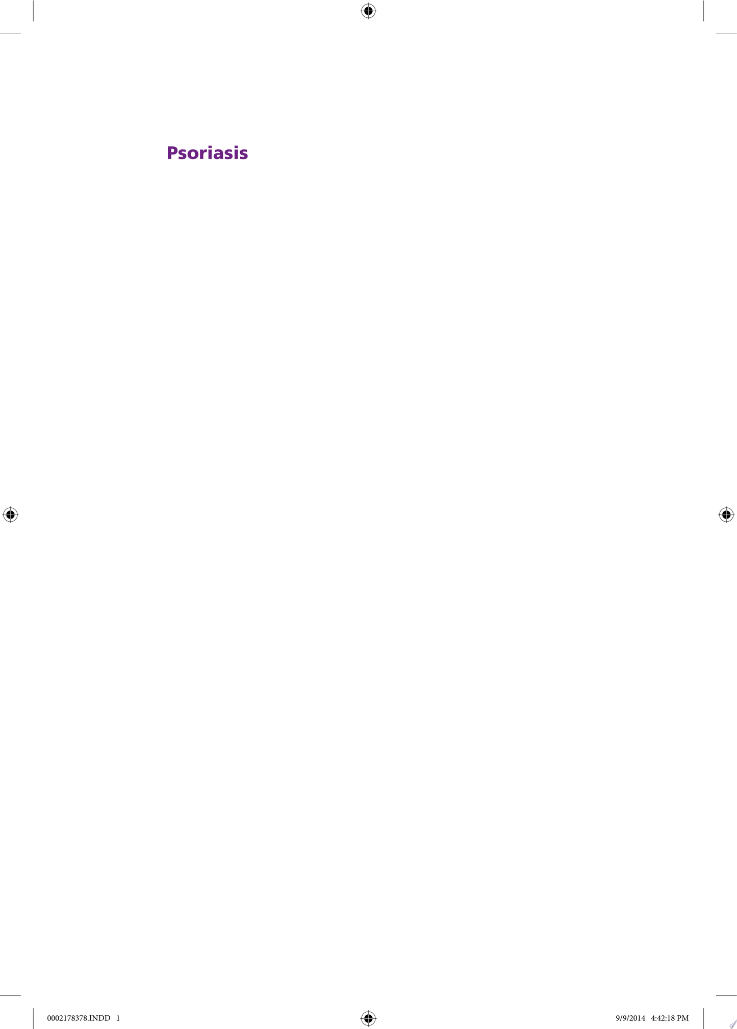 Psoriasis: Diagnosis and Management